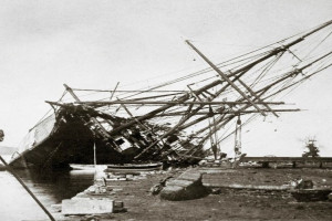 Bilde av Seilskuter - kjølhaling